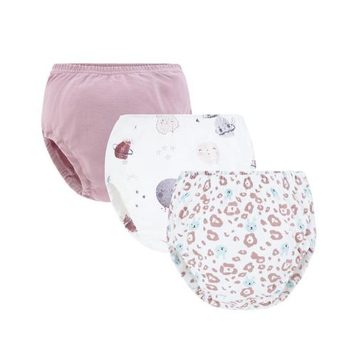 Diaper 3 Pack Reusable Toddler Potty Training Pants – Soft Cotton Daytime Potty Training Underwear