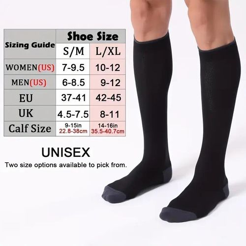 3 pairs of compression socks for men and women