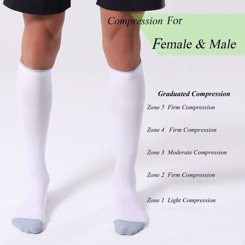 3 pairs of compression socks for men and women