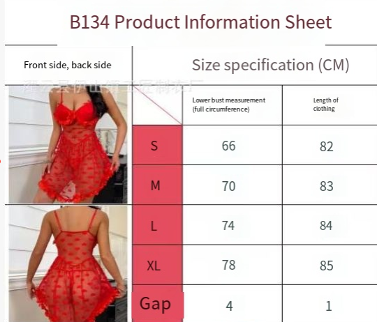 New Sexy Underwear Sexy Women Love Mesh Flower Edge Nightdress Pajamas