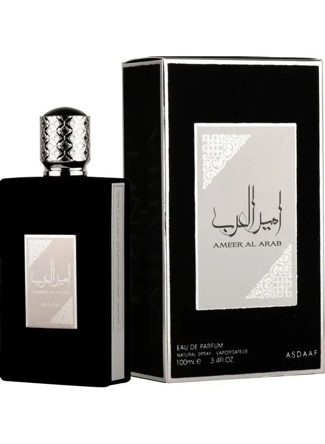Asdaaf Ameer Al Arab Perfume for Men 100ml (3.4 oz) EDP - Original Asdaaf Ameer Al Arab - Long Lasting Fresh Spicy Arabian Scent - MOKS
