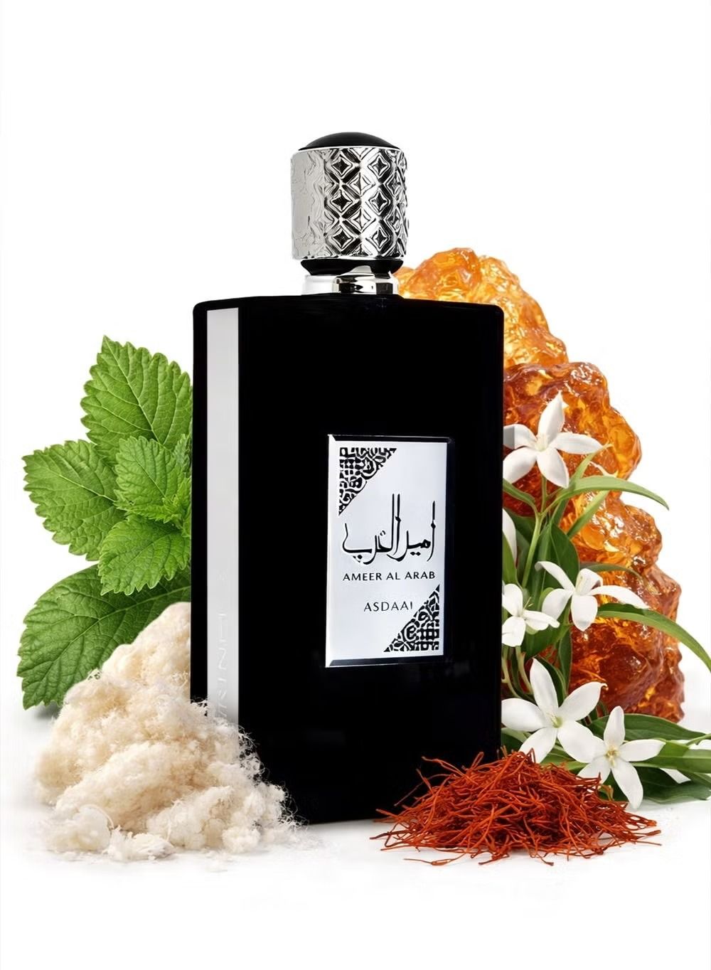 Asdaaf Ameer Al Arab Perfume for Men 100ml (3.4 oz) EDP - Original Asdaaf Ameer Al Arab - Long Lasting Fresh Spicy Arabian Scent - MOKS