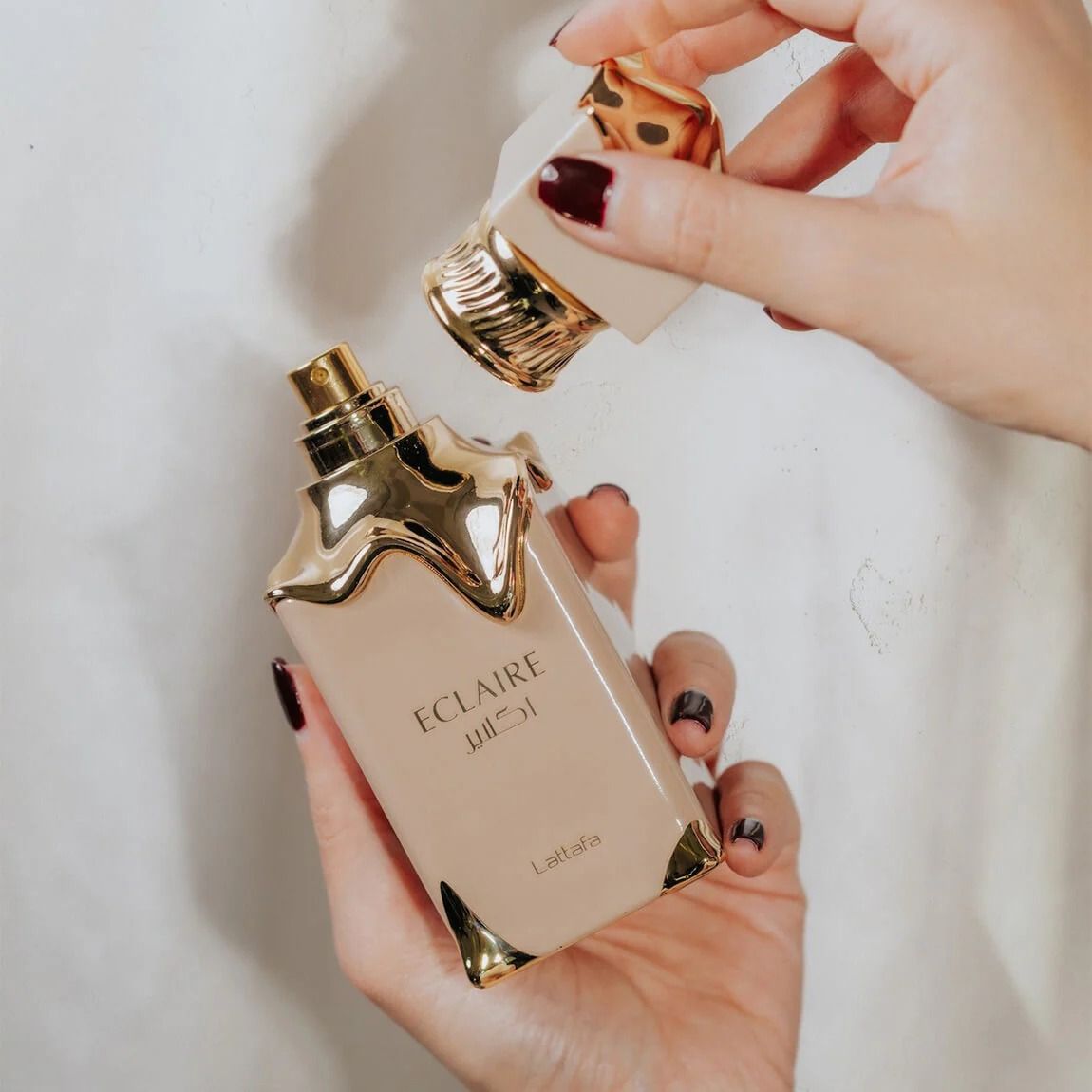 Lattafa Eclaire Perfume 100ml (3.4 oz) EDP - Original Lattafa Eclaire for Women - Long Lasting Creamy Caramel & Milk Gourmand Scent - MOKS