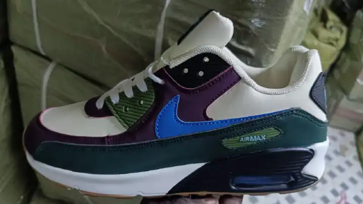 Unisex Air Max 1 Sneakers Premium Leather, Comfortable Casual Running Shoes, Men & Women, Black,Pink,Yellow,orange,Blue