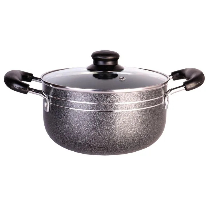 TC 14PCS Nonstick Cookware Set Cooking Pots Sufuria (20/22/24/28/30cm Pots +26cm frying pan)