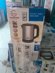 2 Litres eurochef 3 pin plug 1 meter cable stainless steel kettle