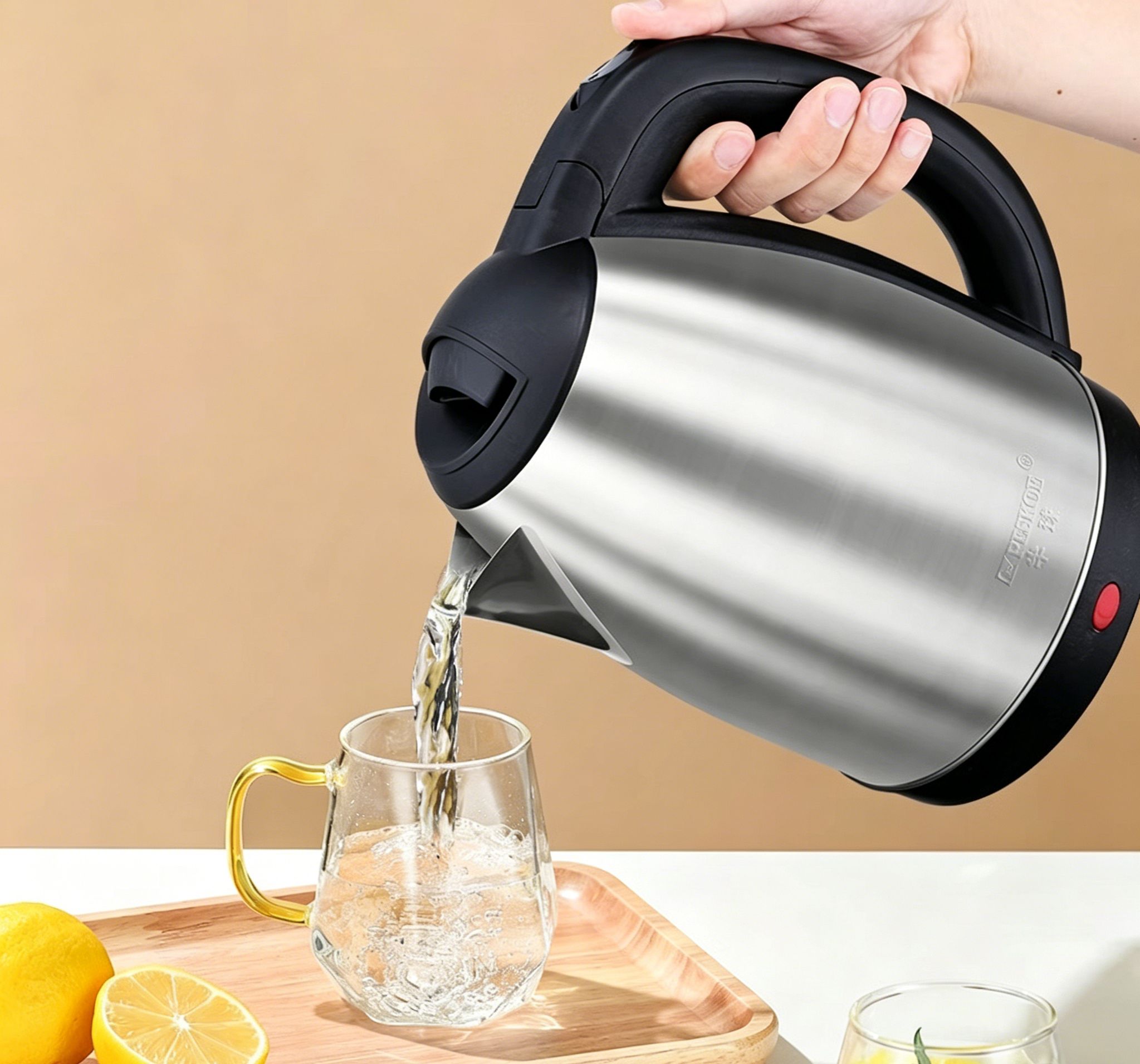 Zheng Banqiu Electric Kettle, 304 Stainless Steel, Automatic Power-Off, Insulated Kettle, Household Electric Hot Water, Large Capacity