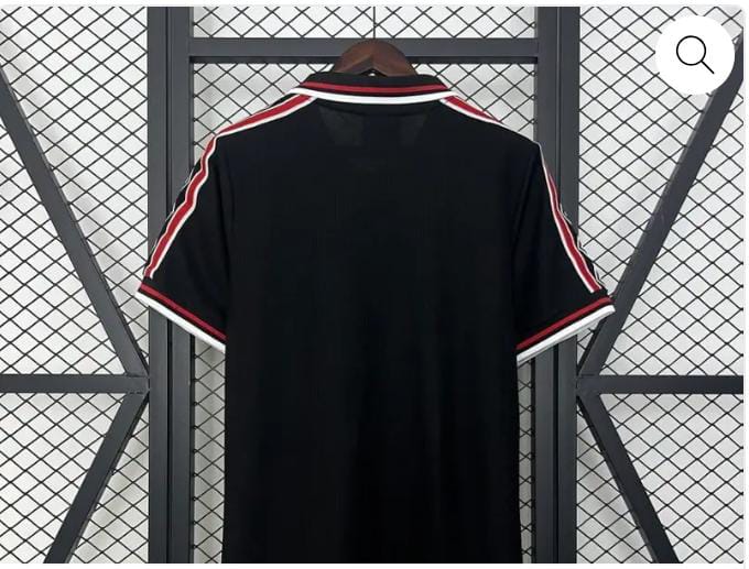 1998/1999 Original MANCHESTER UNITED Black Third Vintage Retro Kit Football Jersey ; Best Quality Unisex Man U Jersey Retro Kit