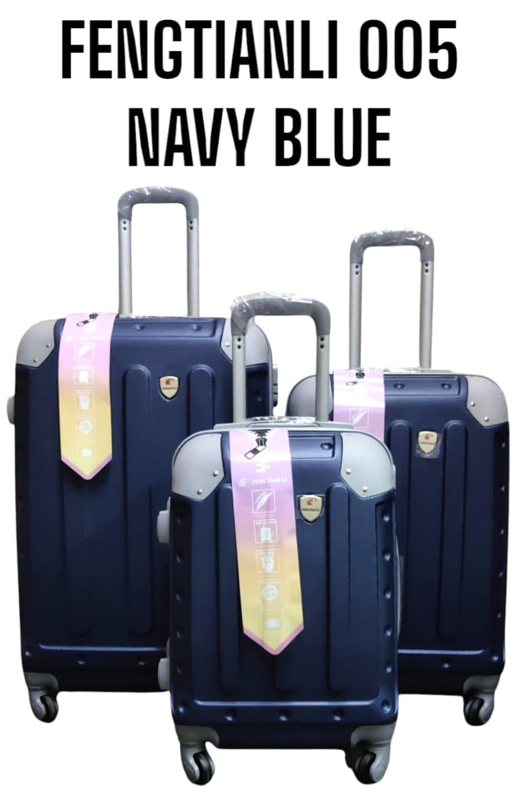 SPECIAL OFFER! 🔥3in1
🧳 FENGTIANLI 005 ABS FIBER SUITCASE
Upgrade your travel experience with the FENGTIANLI 005 — strong, stylish, and built for every journey!
📏Sizes:
✔️ Size 26
✔️ Size 27