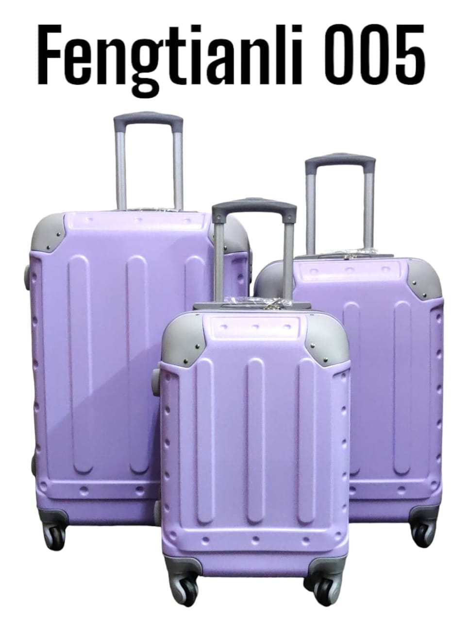 SPECIAL OFFER! 🔥3in1
🧳 FENGTIANLI 005 ABS FIBER SUITCASE
Upgrade your travel experience with the FENGTIANLI 005 — strong, stylish, and built for every journey!
📏Sizes:
✔️ Size 26
✔️ Size 27