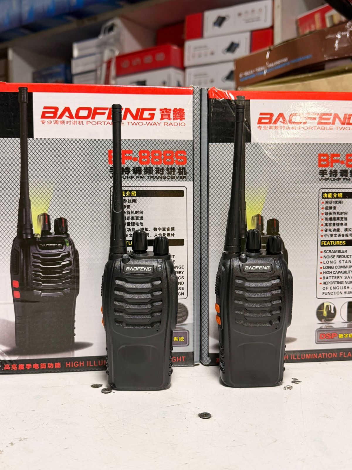Baofeng BF-888S (888s) Walkie Talkie Pair – “Radio Call” Set
The Baofeng BF-888S (commonly called 888s Baofeng Radiocall) is a pair of UHF two-way radios (walkie talkies) designed for clear short-to-m