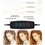 10 Inches Selfie Ring Light With Tripod Stand And Cell Phone Holder For Live Stream/Makeup RINGLIGHT