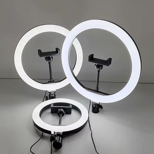 14 INCH Circular Selfie LED Fill Ring Light with 2.1M Stand And Cell Phone Holder For Live Stream/Makeup Live Broadcast Dimmable LED RingLight 3 Color Modes 10 Brightness Level For YouTube Live TikTok