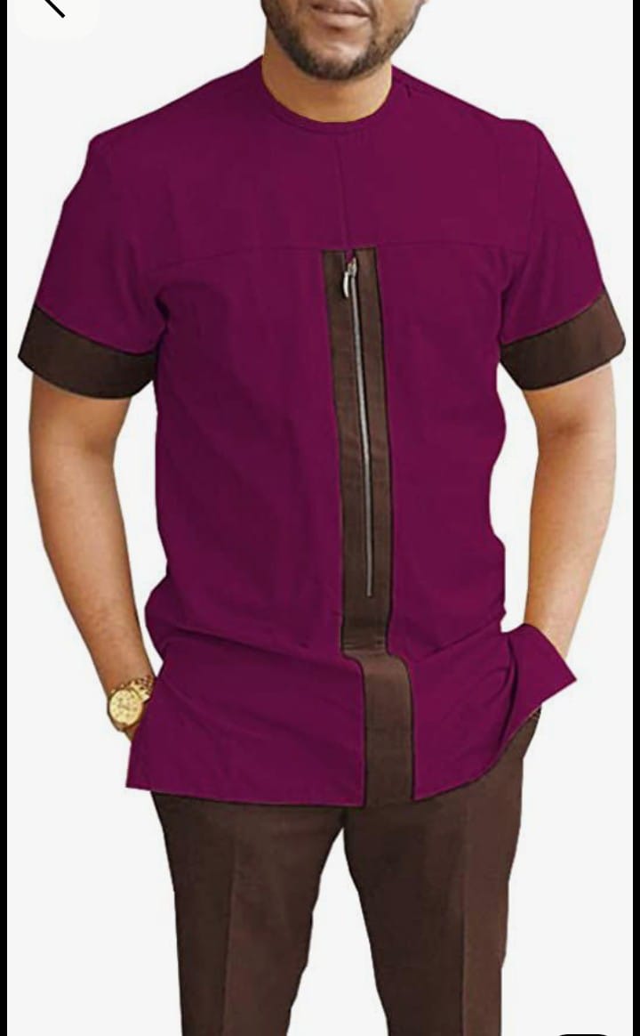 EASTER SALE New Arrival Fashion 2Pc Men Suit Ankara Outfit 100% Cotton Fashion African Shirt Ankara Print Modern Dashiki Youth Adult Man Shirt and Trouser