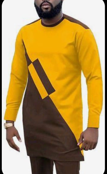 Fashion 2Pc Men Suit Ankara Vintage Traditional Outfit 100% Cotton Fashion African Shirt Modern Print Shirt and Matching Trouser