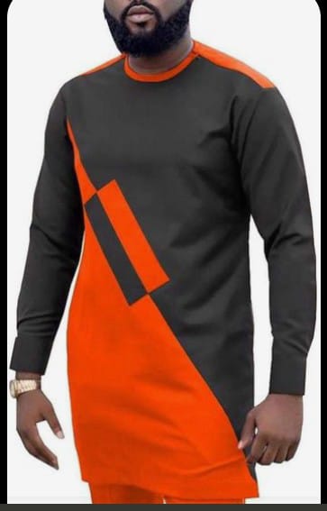 Fashion 2Pc Men Suit Ankara Vintage Traditional Outfit 100% Cotton Fashion African Shirt Modern Print Shirt and Matching Trouser