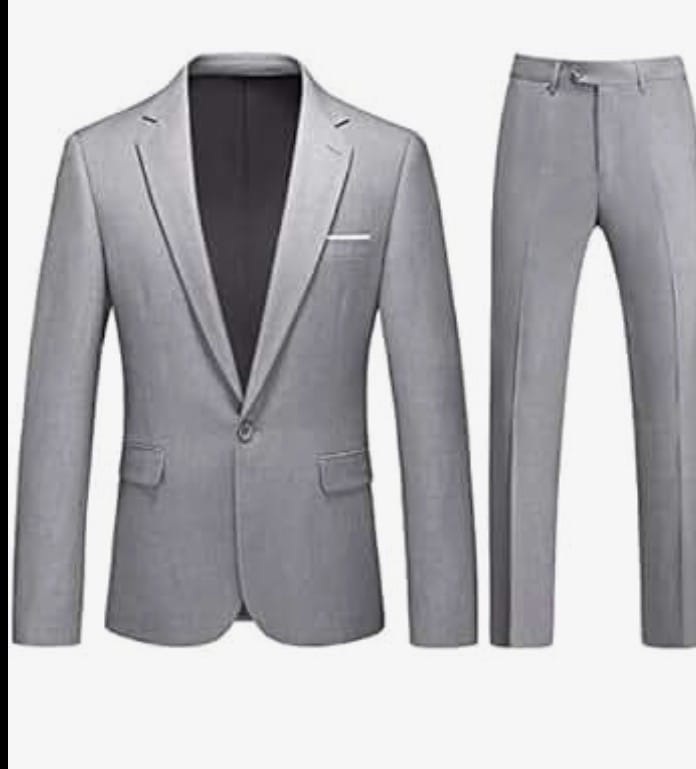 New 4 Pieces Fashion British Trendy Handsome Men's Suit Official Coat Jacket and Trouser Men's European American White Shirt Longsleeve Men's Clothing + Free Tie