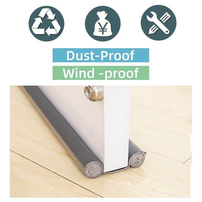 Under Door Draft Stopper, Door Sweeps Door Noise Blocker Soundproof Weather Stripping Window Breeze Blocker Pest Blocker