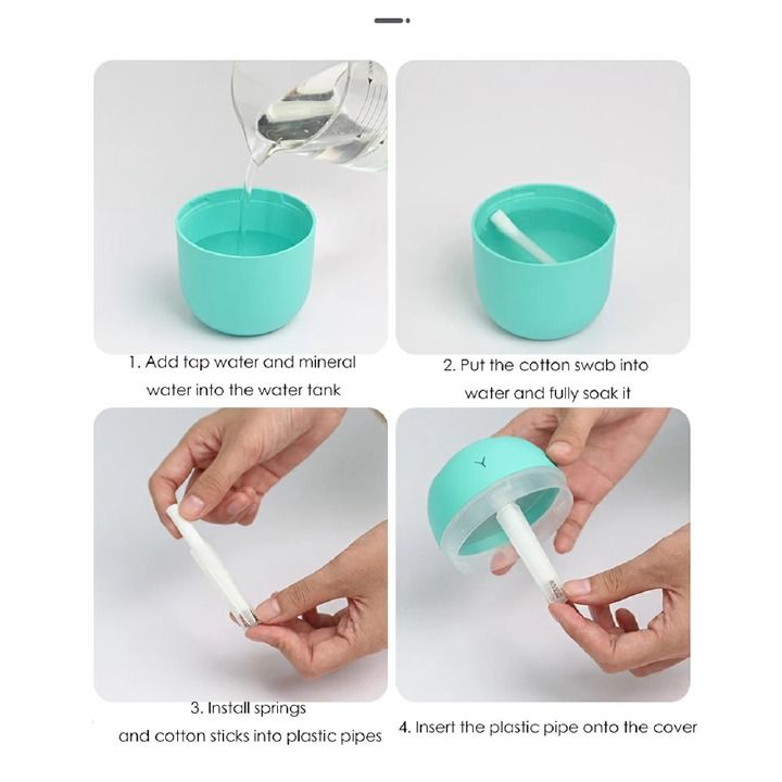USB Nordic Humidifier Aromatherapy Humidifier Essential Oil With LED Light Air Freshener Aromatherapy Diffuser With LED Light & Air Freshener For Home, Office, And Travel Essential Oils