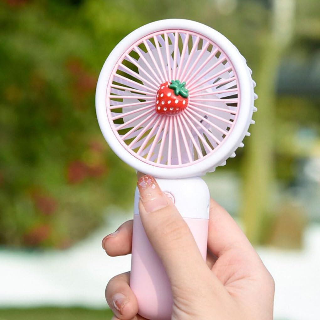 Portable Turbo Mini Fan High Speed Cooling Fan,USB Rechargeable,Small Essentials With Phone Holder, Mini Handheld Fan with Holder,miniFans with Powerful Airflow for Travel Camping