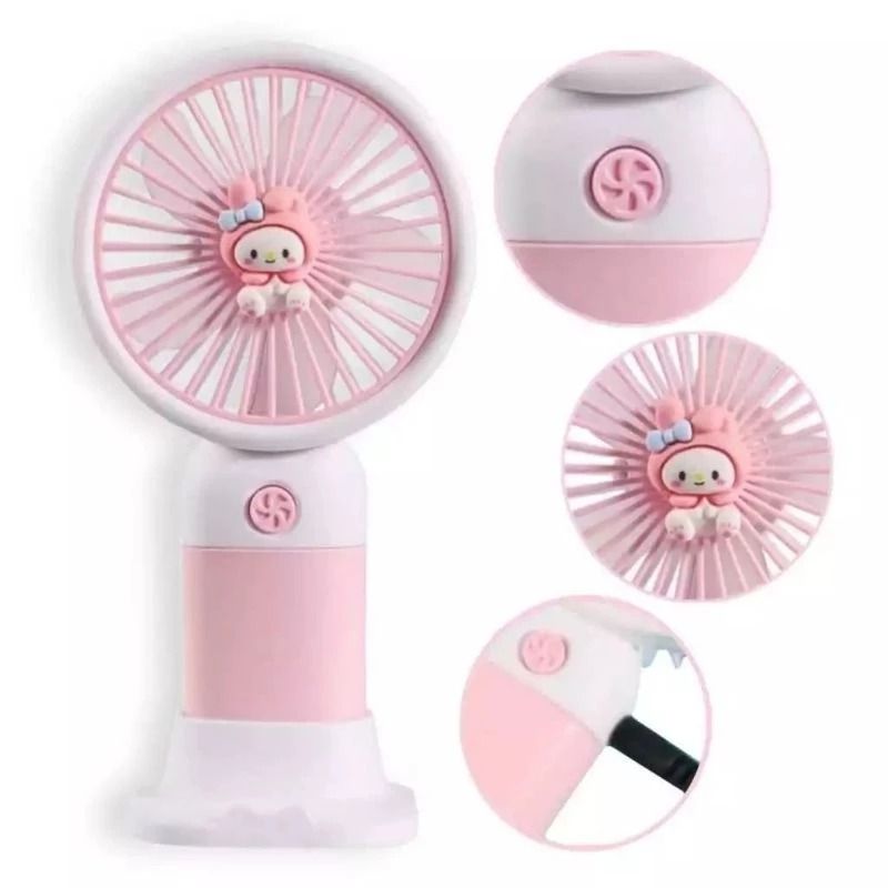 Portable Turbo Mini Fan High Speed Cooling Fan,USB Rechargeable,Small Essentials With Phone Holder, Mini Handheld Fan with Holder,miniFans with Powerful Airflow for Travel Camping