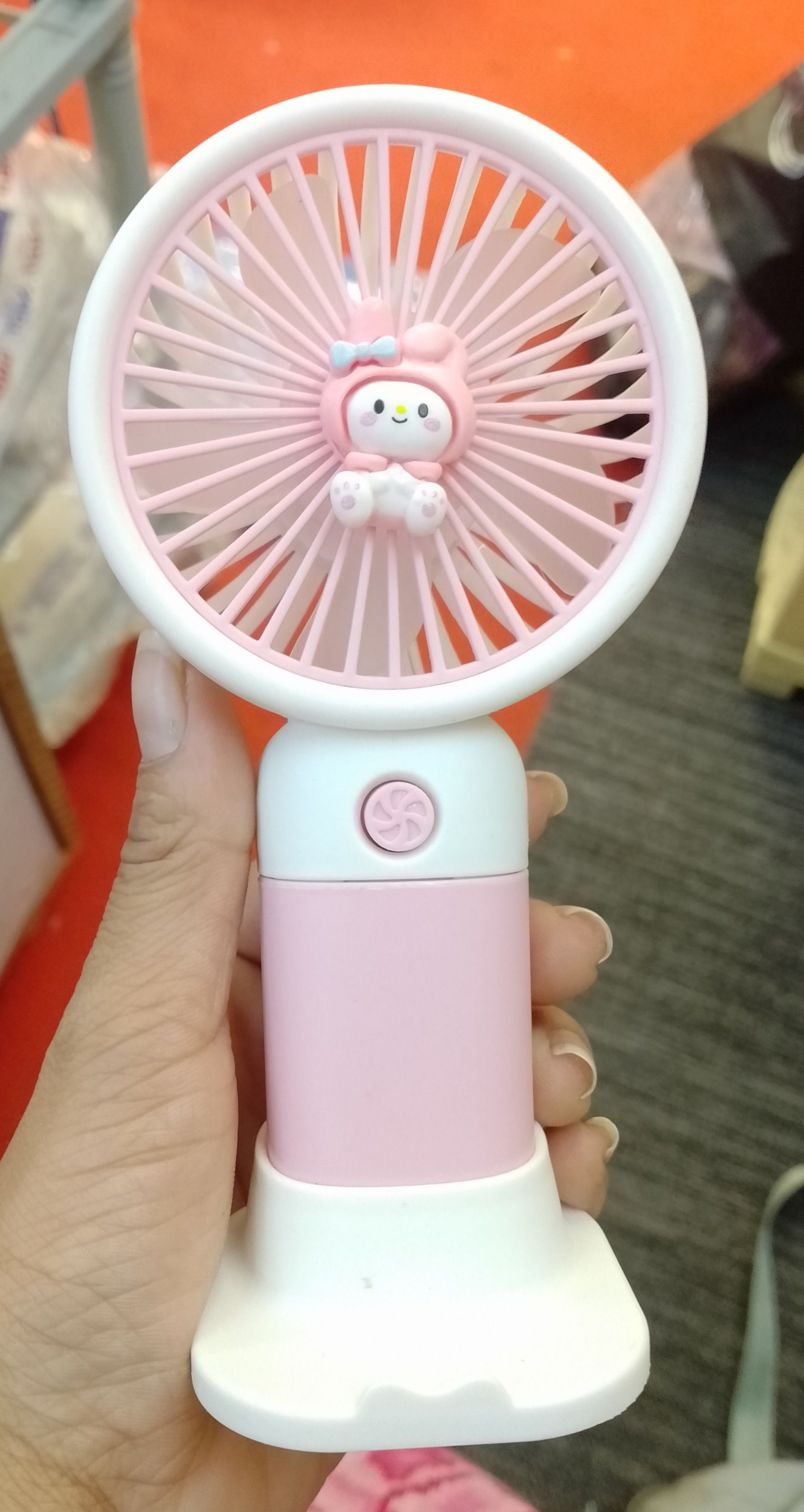 Portable Turbo Mini Fan High Speed Cooling Fan,USB Rechargeable,Small Essentials With Phone Holder, Mini Handheld Fan with Holder,miniFans with Powerful Airflow for Travel Camping