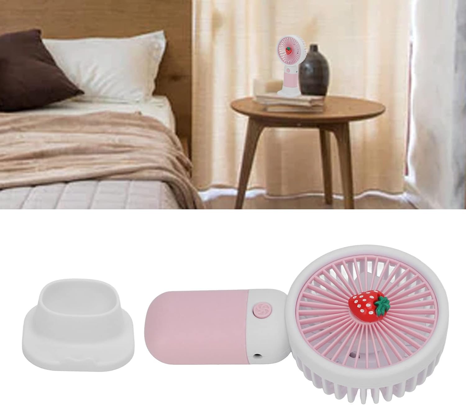 Portable Turbo Mini Fan High Speed Cooling Fan,USB Rechargeable,Small Essentials With Phone Holder, Mini Handheld Fan with Holder,miniFans with Powerful Airflow for Travel Camping