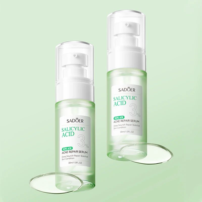 SADOER Salicylic Acid Repair Serum,With Contains Centella Asiatica, Niacinamide and Collagen Pimples Remover,Skin Barrier Repair for Acne Prone Sensitive Skin Care, Clogged Pores, Oily Skin, and Acne-