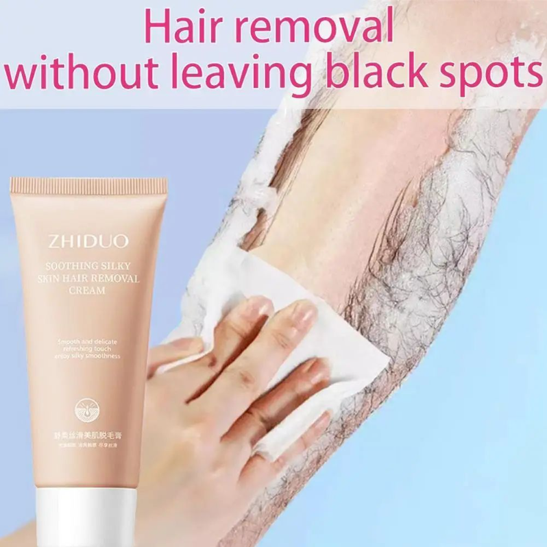 60g Fast Hair Removal Creams Painless Permanent Removes Whitening Underarm Pores Beard Private Shrink Skin Hairs Legs Depil