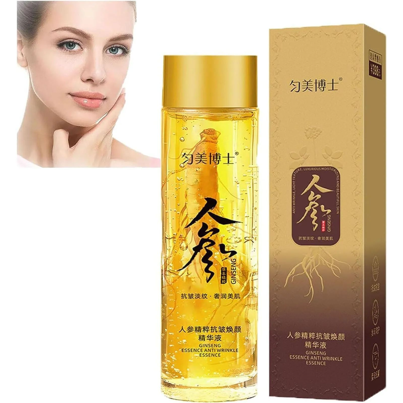 Gold Ginseng Face Essence Polypeptide Anti-wrinkle Lightning Moisturizing Facial Serum Skin Care Products