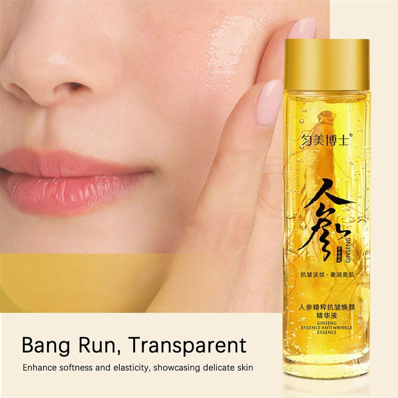 Gold Ginseng Face Essence Polypeptide Anti-wrinkle Lightning Moisturizing Facial Serum Skin Care Products