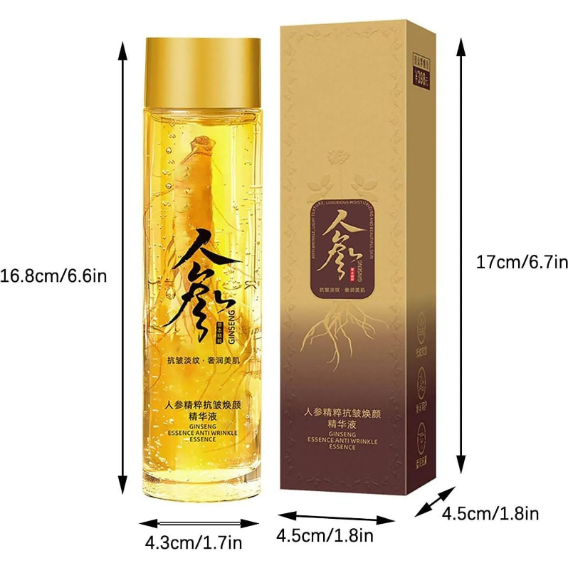 Gold Ginseng Face Essence Polypeptide Anti-wrinkle Lightning Moisturizing Facial Serum Skin Care Products