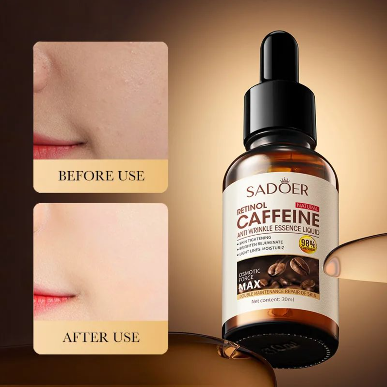Face care retinol skin care preppy skincare Retinol Caffeine Anti-Wrinkle Essence Hydrating Serum