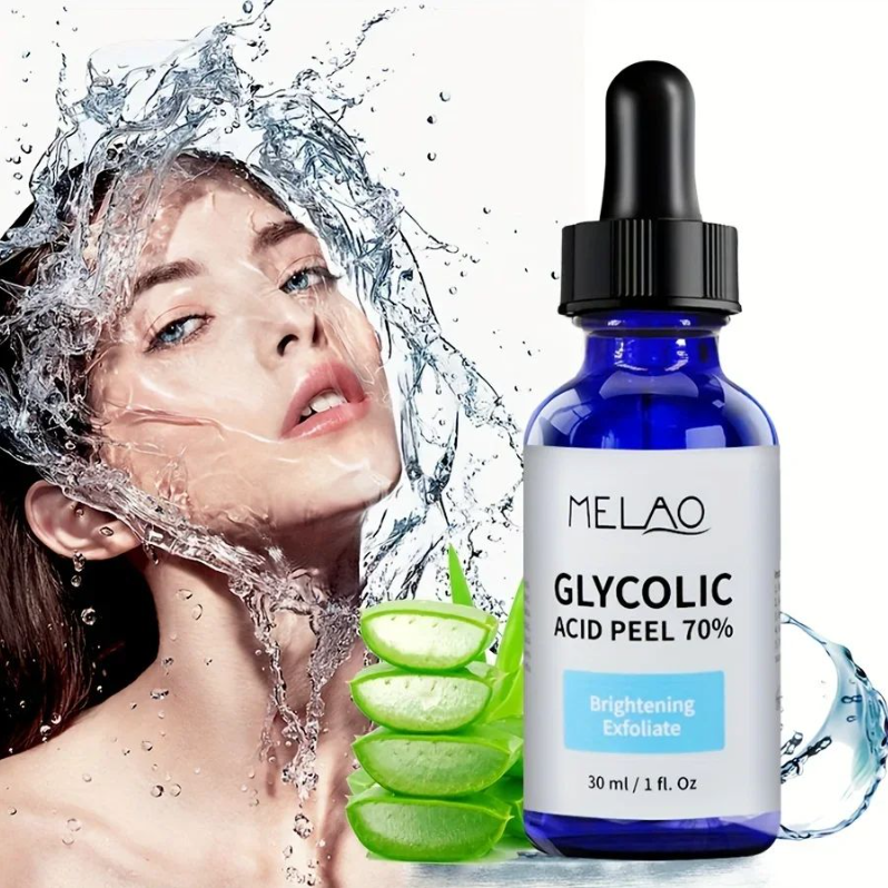 Melao Skin Care Glycolic Acid Peel 70% Water Glycolic and Saliclic Acid Serum 30ml