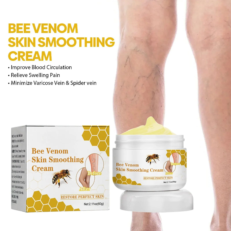 Bee Poison Varicose Vein Ease Paste, Spider Veins Ease For Legs Skin, Improve Blood Circulatio Healthy Gifts for Men & Women