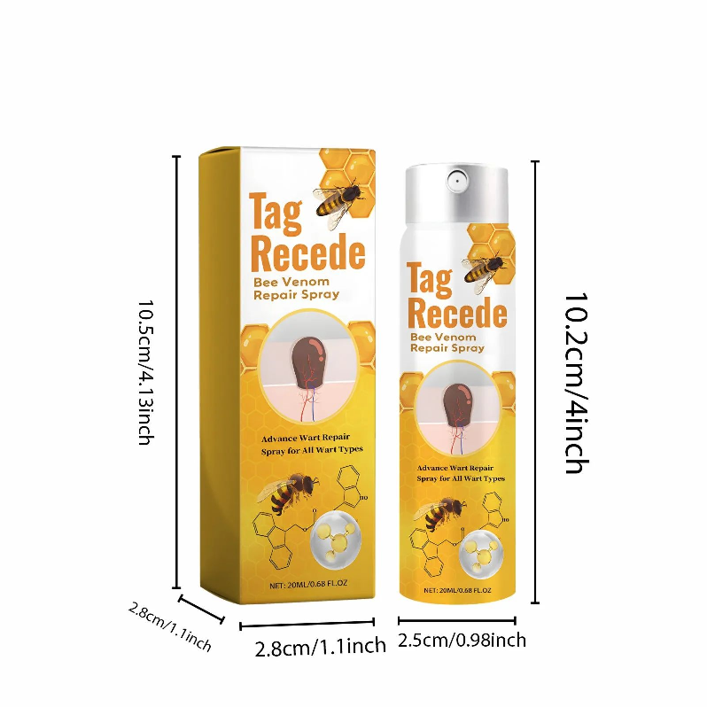 Bee 20ml Tag Recede Bee Spray Tagrecede Bee Spray For Skin.Safe For All Skin Types 2024 Gift Items Souvenirs Para Invitados