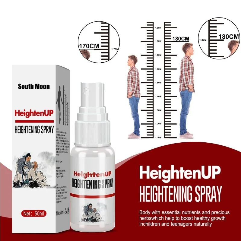 50ml Height Increasing Spray Body Grow Taller Promote Bone Growth Heighten Conditioning Adult Children Foot Massage Spray