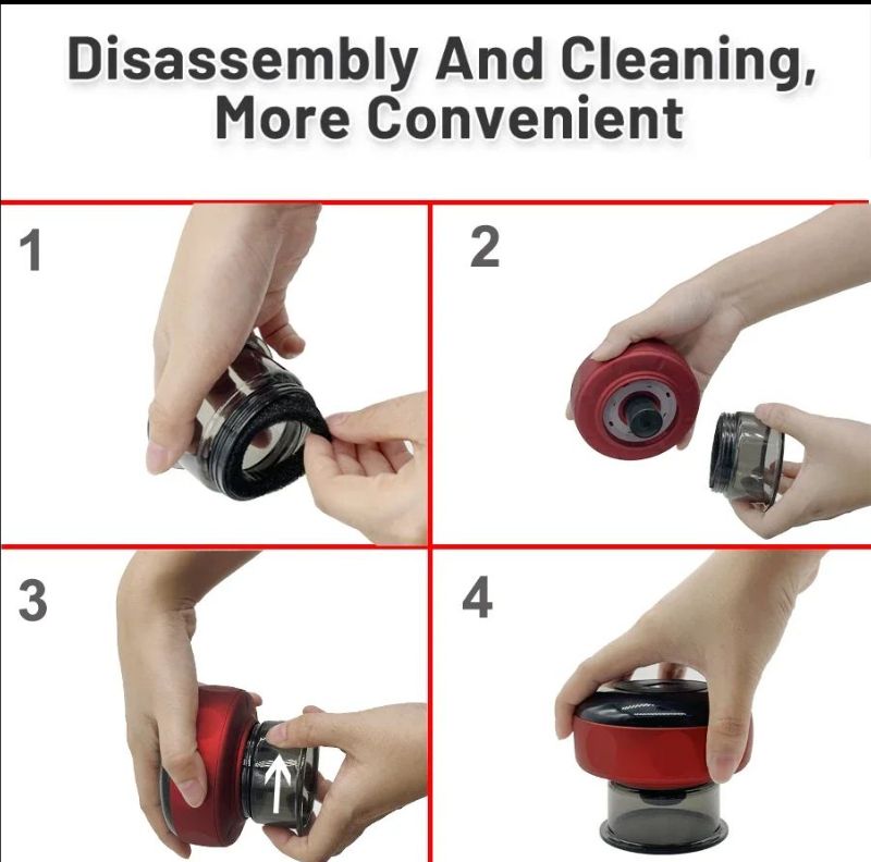 Smart Electric Vacuum Cupping Device Body Scraping Massager Heating Suction Cup Device Back Neck Arm Massger Fatigue Relief