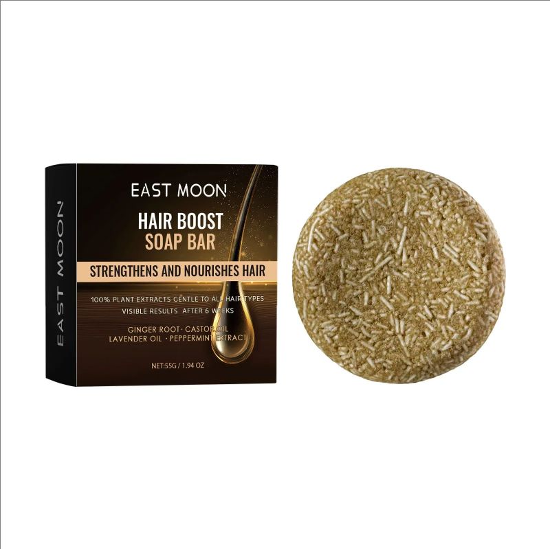 Hair Darkening Soap Effective Repair Gray White Color Hair Permanent Black Dye Moisturize Nourishing Smooth Clean Solid Shampoo