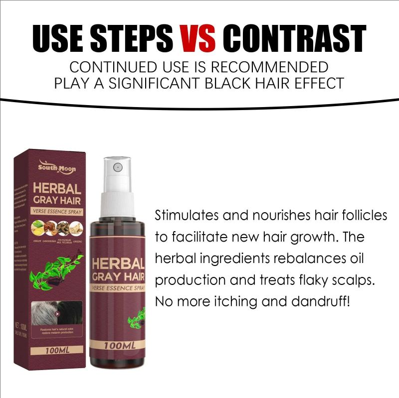 Ginger Hair Essence Spray Reducing Damaged Improving Greying Repairing Dry Nutrient Darkening Oil control Hair Moisturizing Oils