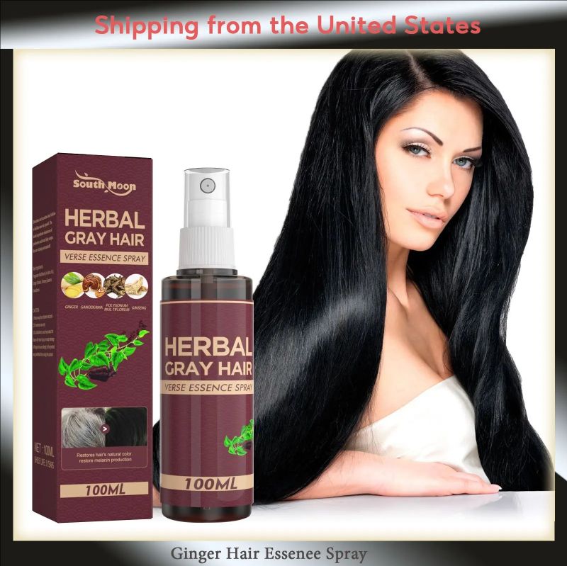 Ginger Hair Essence Spray Reducing Damaged Improving Greying Repairing Dry Nutrient Darkening Oil control Hair Moisturizing Oils