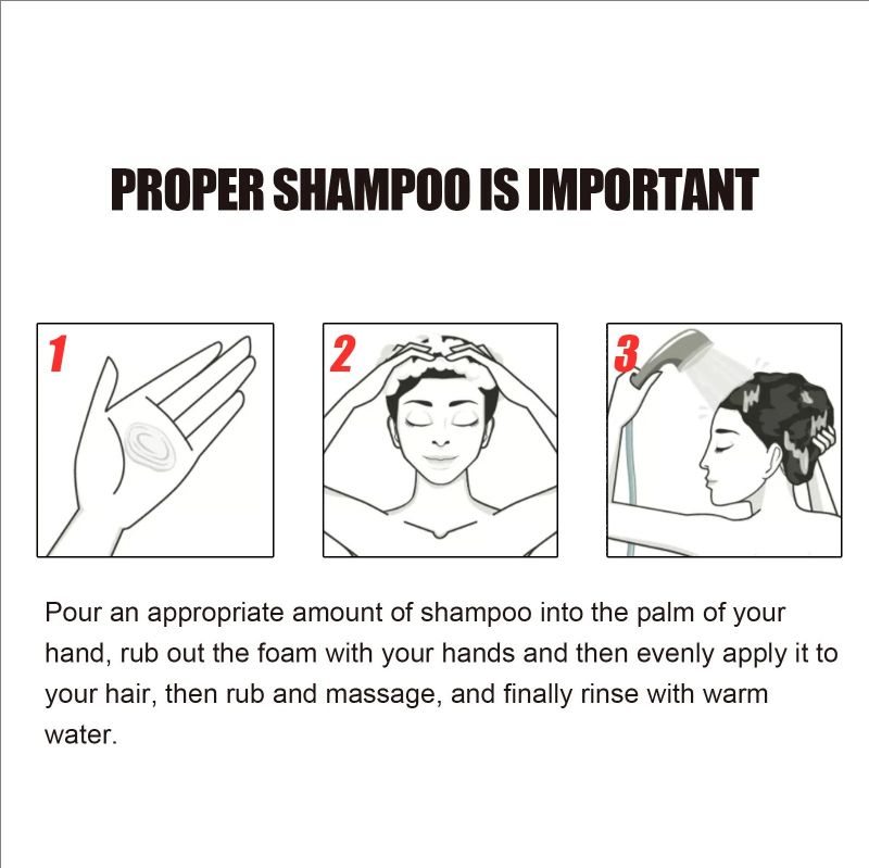 Sulphur Shampoo Itching Scalp Deep Clean Dandruff Long-Lasting Oil Control Strengthening Repair Improve Growth Hair Care Shampoo