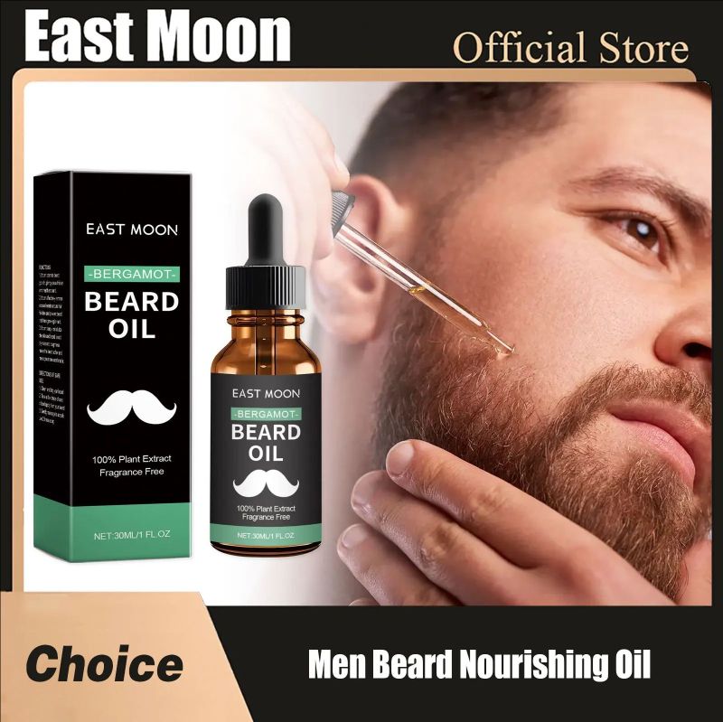 Men Beard Nourishing Oil Trim Care Reduce Loss Strengthen Soften Prevent Frizz Improve Nourish Promote Regrowth Beard Growth Oil