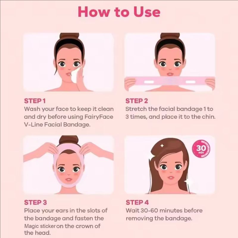 Women Face Slimming Bandage Face Lifting Band V Line Shaper Chin Cheek Lift Up Belt Facial Massage Strap Beauty Skin Care Tools
