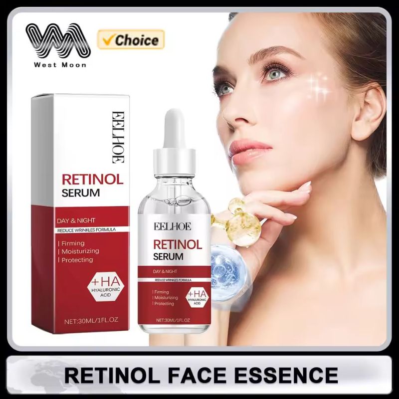 Retinol Facial Essence Brightening Skin Pore Shrinking Improving Dryness Oil Control Moisturizing Skin Care Firming Facial Serum