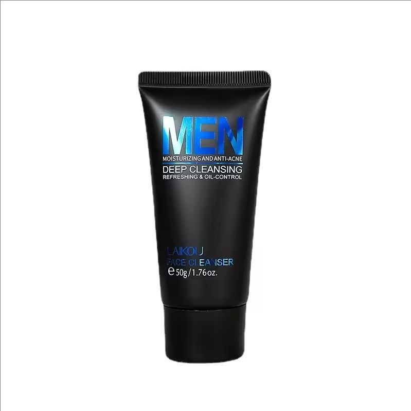 Men Facial Cleanser Face Wash Moisturizing Man Skin Care Oil Control Blackhead Remove Scrub Cosmetics Deep Norishing 50g