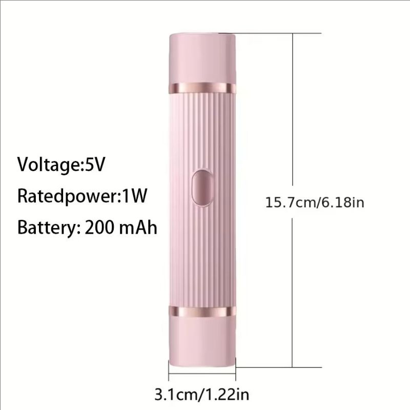 Two in one women's electric shaver - suitable for eyebrows, face, legs, and armpits, portable wet and dry hair remover