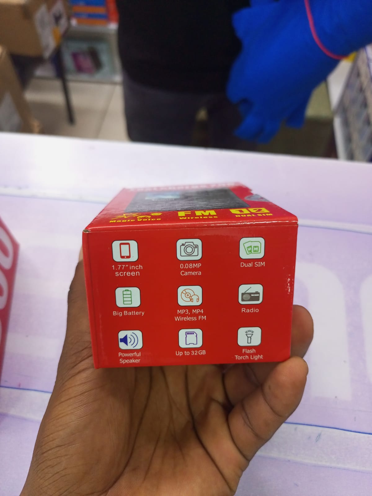 Bontel 206 bontel fast charge 206 charge 30 min standby 3 days with wireless fm dual sim big battery powerful speaker flash torch light phone