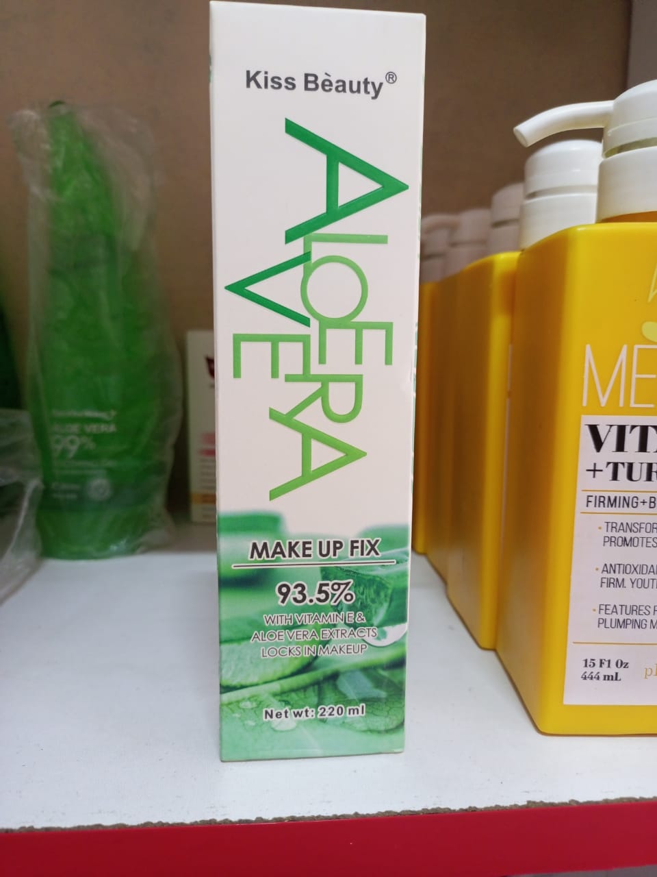 Kiss Beauty Make up Fix Aloe Vera Spray Setting 93.5% With Vitamin E and Aloe Vera Extracts Locks in Make Up Setting Spray view 5