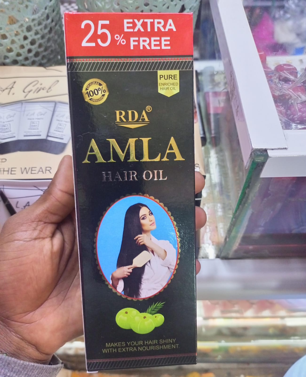 Hair oil Amla Hair oil makes your hair long ,strong and shiny with extra nourishment